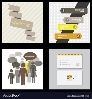 Flyer for business and web information vector image