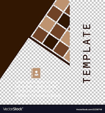 Flyer layout template brochure background set vector image