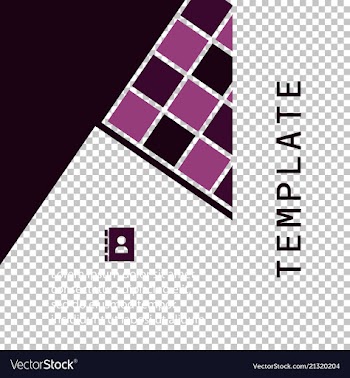 Flyer layout template brochure background set vector image