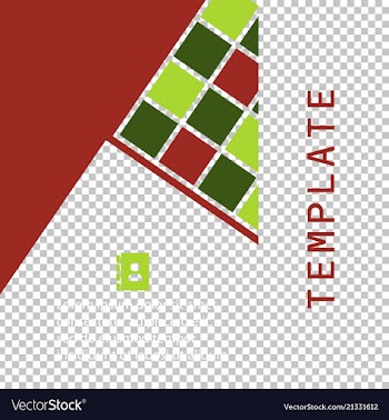 Flyer layout template brochure background set vector image