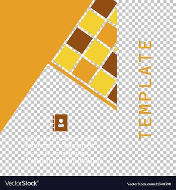 Flyer layout template brochure background set vector image