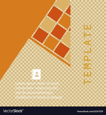 Flyer layout template brochure background set vector image