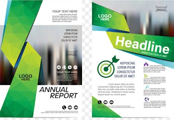 Flyer Publicity - Polyline vector Green City Flyer 