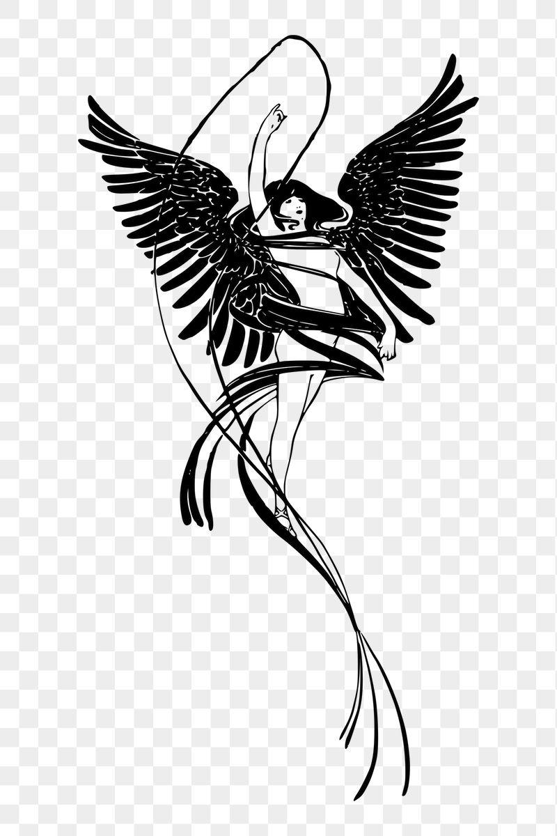 Flying angel png sticker, transparent | Free PNG - rawpixel