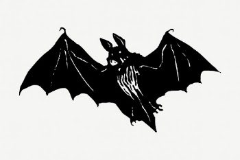 Flying bat collage element, vintage | Free PSD - rawpixel