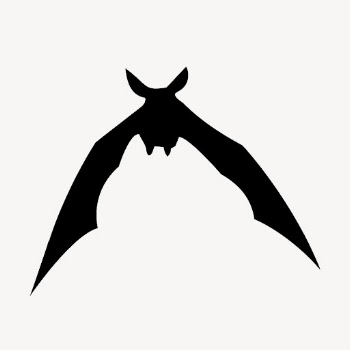 Flying bat silhouette clipart, animal | Free PSD - rawpixel