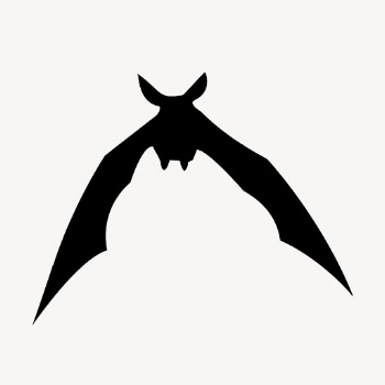 Flying bat silhouette clipart, animal | Free Vector - rawpixel