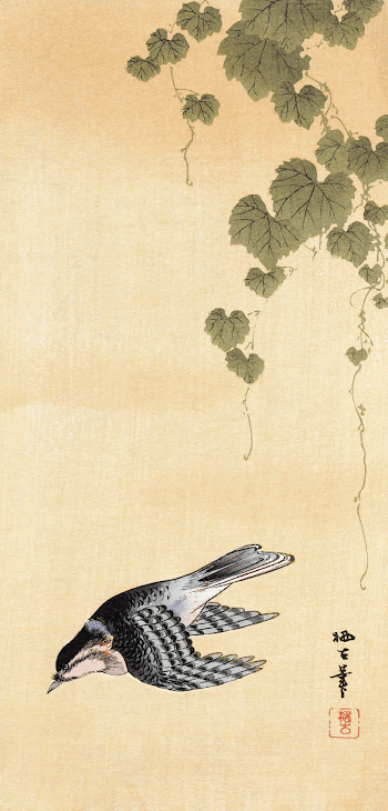 Flying bird (1890-1920) vintage Ukiyo-e | Free Photo Illustration - rawpixel