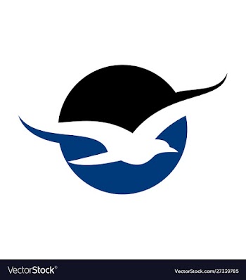 Flying bird dove logo vector image