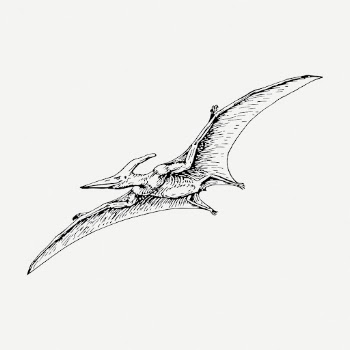 Flying dinosaur drawing, extinct animal | Free PSD - rawpixel