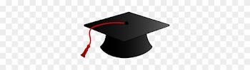 Flying Graduation Hat Clip Art - Mortarboard