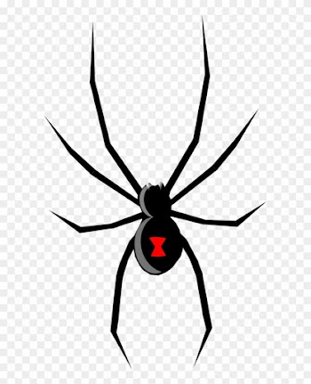 Flying Ladybug Clipart Free Download Clip Art Free - Black Widow Spider Drawing