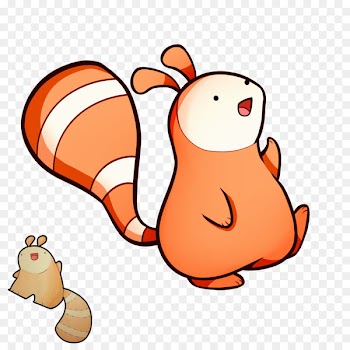 Flying Pings Drawing Pillow Donuts Art - fluff 