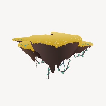 Flying platform clipart, Glitch game | Free PSD - rawpixel