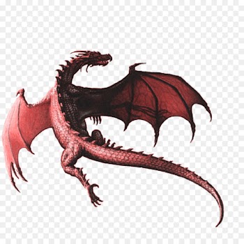 Flying Red Dragon Red Dragon T-Shirt Image Art - dragon 