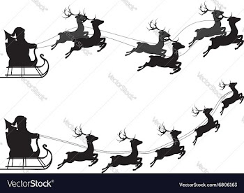 Flying Santa Claus vector image