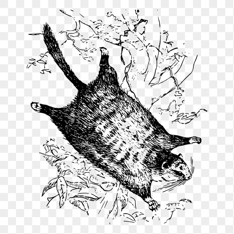 Flying squirrel png sticker, vintage | Free PNG - rawpixel