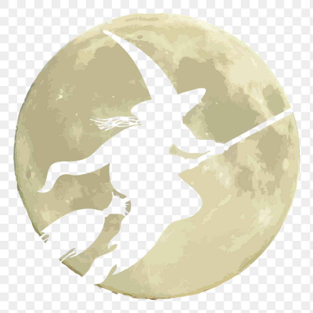 Flying witch png sticker, Halloween | Free PNG - rawpixel