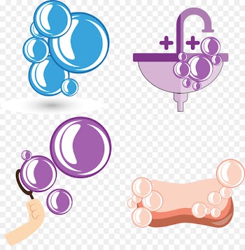 Foam Bathing Clip art - cute bath bubble vector 