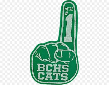 Foam hand Logo Finger Brand - Colorful Volleyball Designs 