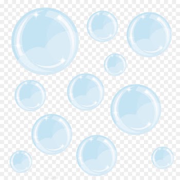 Foam Soap bubble - Blue foam 