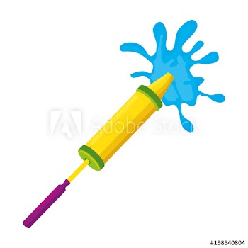 foam water splash gun toy