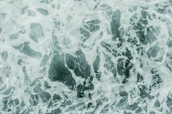 Foamy Atlantic Sea