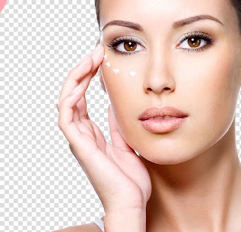 Focus of a woman, Cosmetics Face Beauty Parlour Skin care Facial, Beauty makeup and flowers transparent background PNG clipart