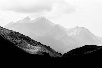 fog covered mountain during daytime