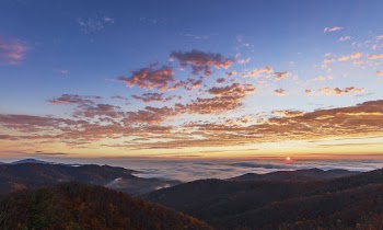 Fog Ocean Sunrise background. Free | Free Photo - rawpixel