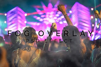 Fog overlay texture PSD effect photoshop add… | Free stock illustration | High Resolution graphic