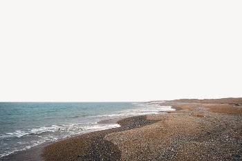 Foggy seashore border, nature photo | Free PSD - rawpixel