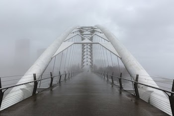 Foggy Walking Bridge
