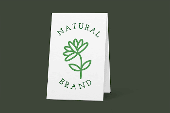 Foldable a-frame sign mockup, flower | Free PSD Mockup - rawpixel