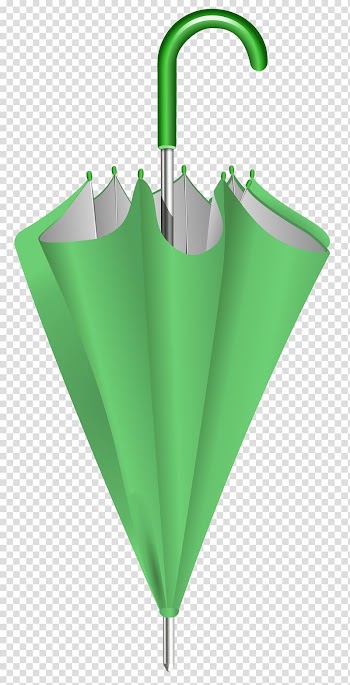 Folded green and gray umbrella, Umbrella Blue , Green Closed Umbrella transparent background PNG clipart