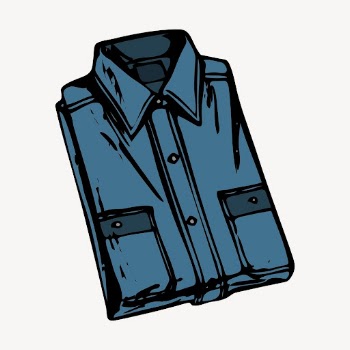 Folded shirt, apparel, marker art | Free Photo - rawpixel
