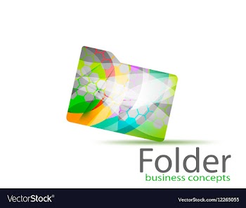 Folder business concepts vector image