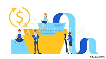 Folder file with document and financial data