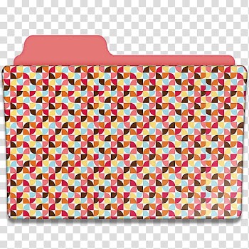 Folder Icons, abstract themed folder illustration transparent background PNG clipart