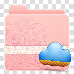 Folders Light Pink, pink folder icon transparent background PNG clipart