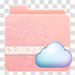Folders Light Pink, pink folder illustration transparent background PNG clipart