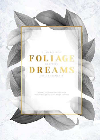 Foliage decorated frame | Free stock vector - 595372