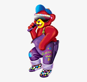 Follow Lisa Frank On - Lisa Frank Teddy Bears PNG Image ...