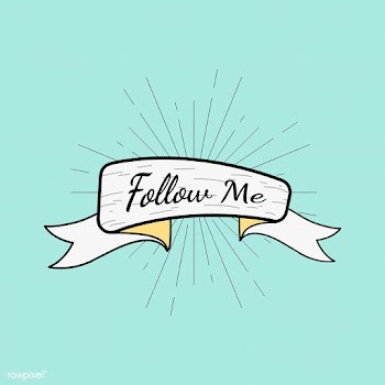 Follow me in a badge | Free stock vector - 575060