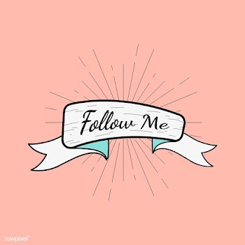 Follow me in a badge | Free stock vector - 575068
