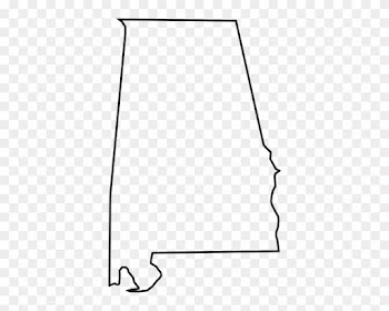 Font Alabama A For Silhouette - Alabama State Outline Vector