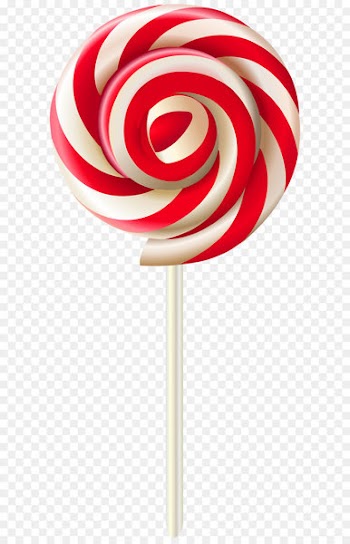 Font Design Product - Red Swirl Lollipop Transparent PNG Clip Art Image 