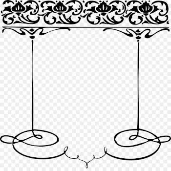 font line art clip art