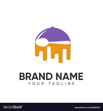 Food and drink logo design concept full color vector image
