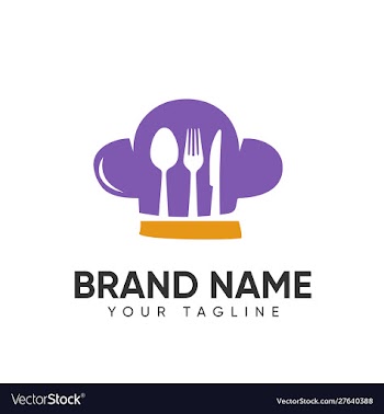 Food and drink logo design concept full color vector image
